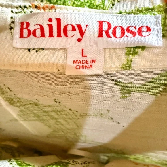 Bailey Rose Floral Set (blouse+pants) NWOT - Picture 11 of 12